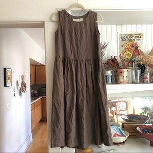 Not Perfect Linen Smock /Jumper Dress, XS